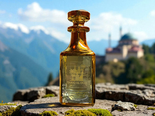 Gold perfume bottle 
