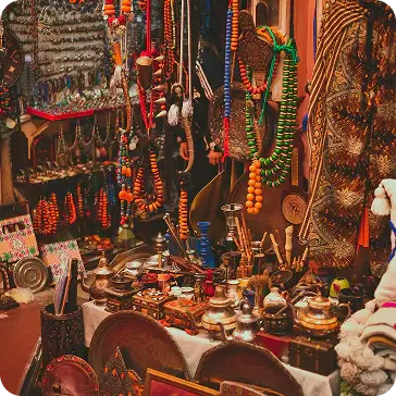  various jewelry and decorative items
